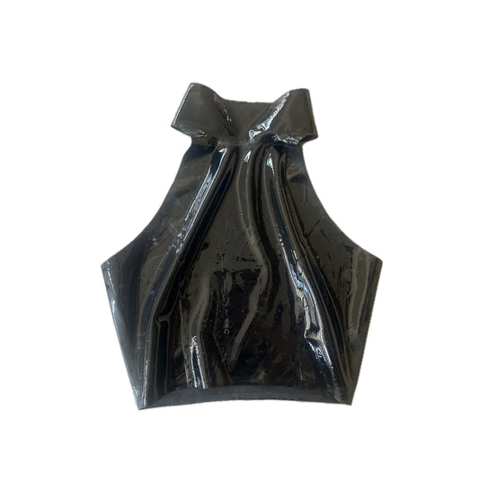 Latex halter top